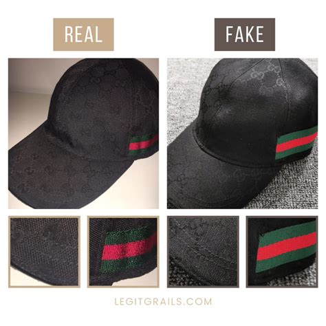 gucci cap real or fake|Gucci knockoff caps.